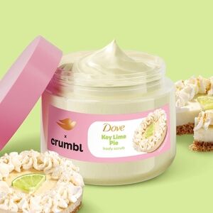 Dove Key Lime Pie Body Scrub - Cream & Pink